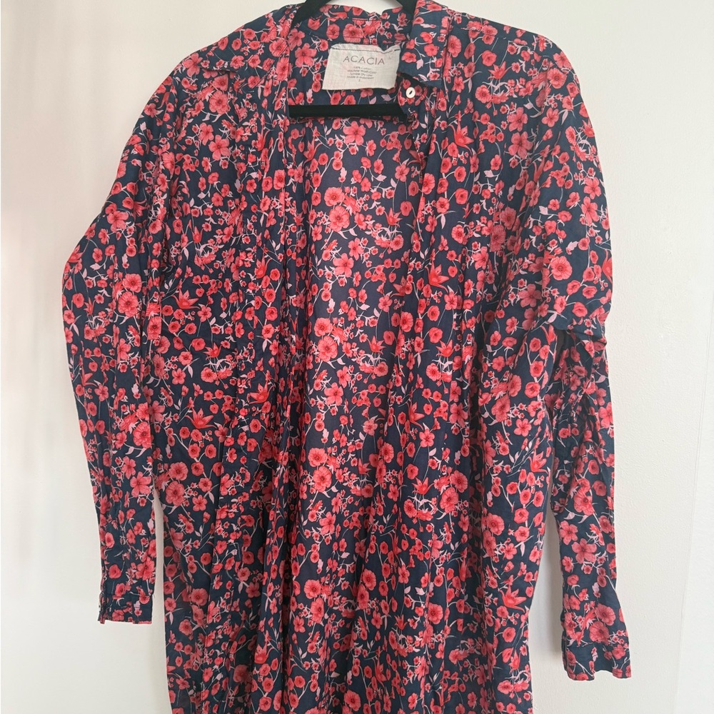 Acacia Swimwear Red Poppy Cover-Up